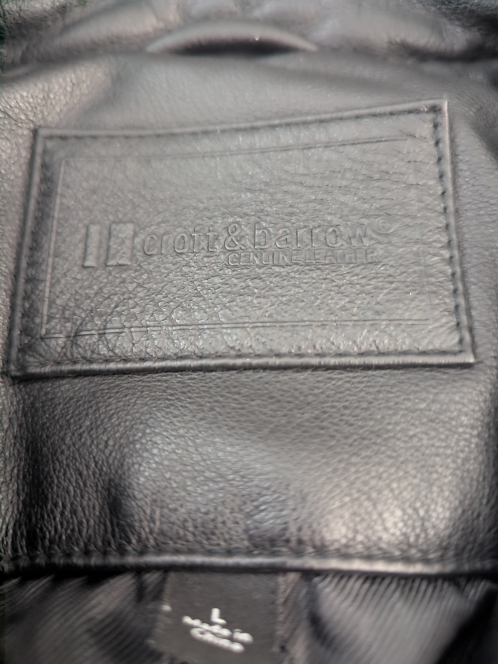 Croft & Barrow Black Genuine Leather Men’s Bag